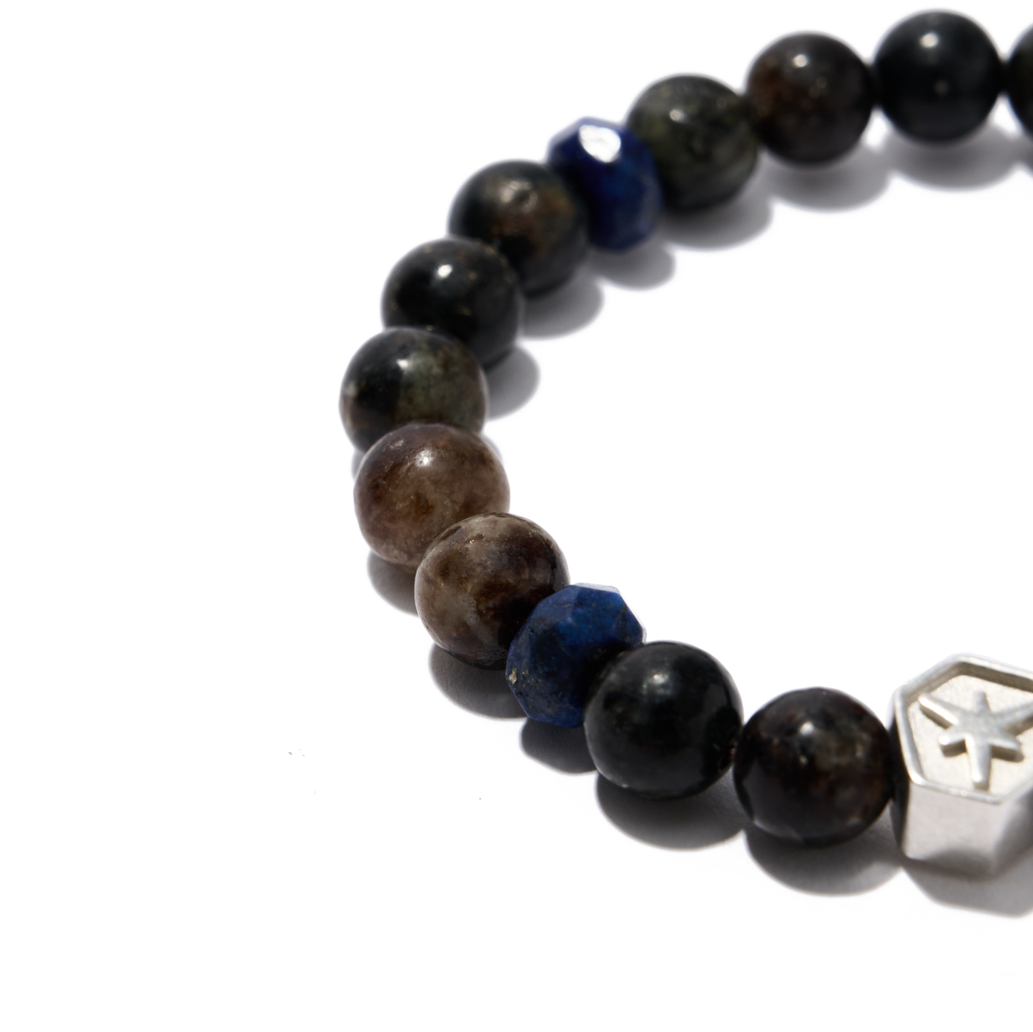 No.67 夜語|金雲母青金石手環