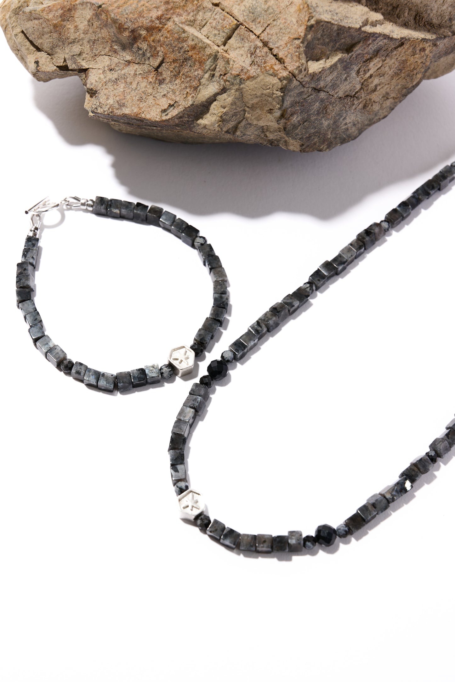 No.44 月幻星影|黑拉長曜石手鍊