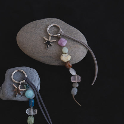 原礦吊飾｜晨園粉曦