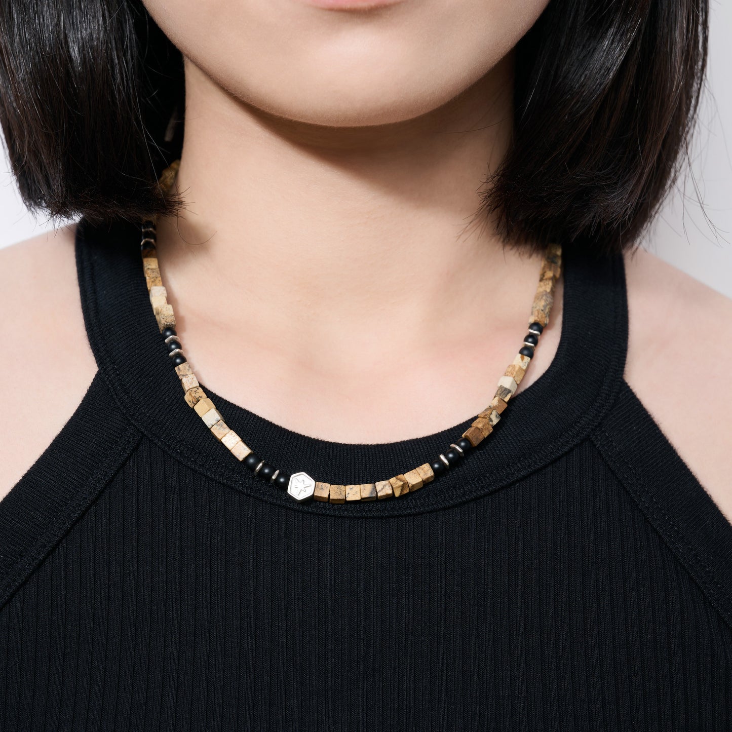 No.53 層軸｜圖畫石赤鐵礦項鍊