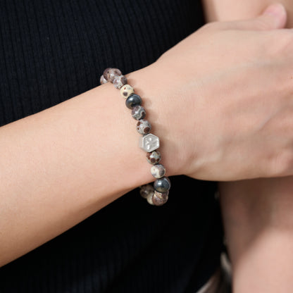 No.61 幻境｜星點碧玉赤鐵礦手環