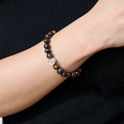 No.64 沙域｜虎眼石共生鐵礦手環