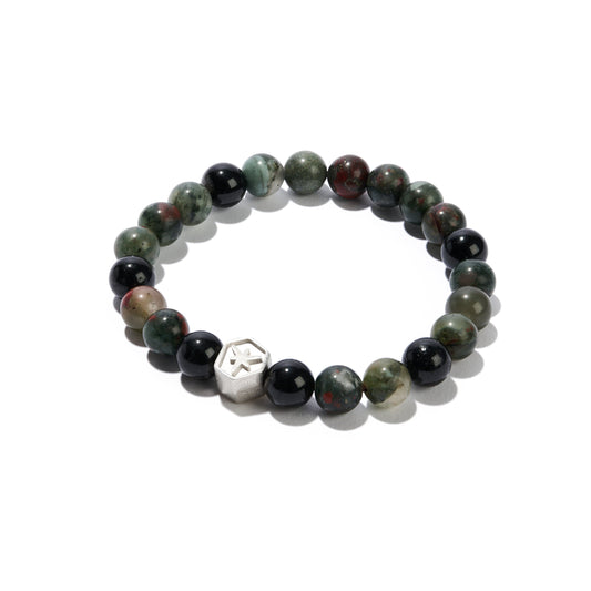 No.70 赤質｜龍血石黑碧璽手環